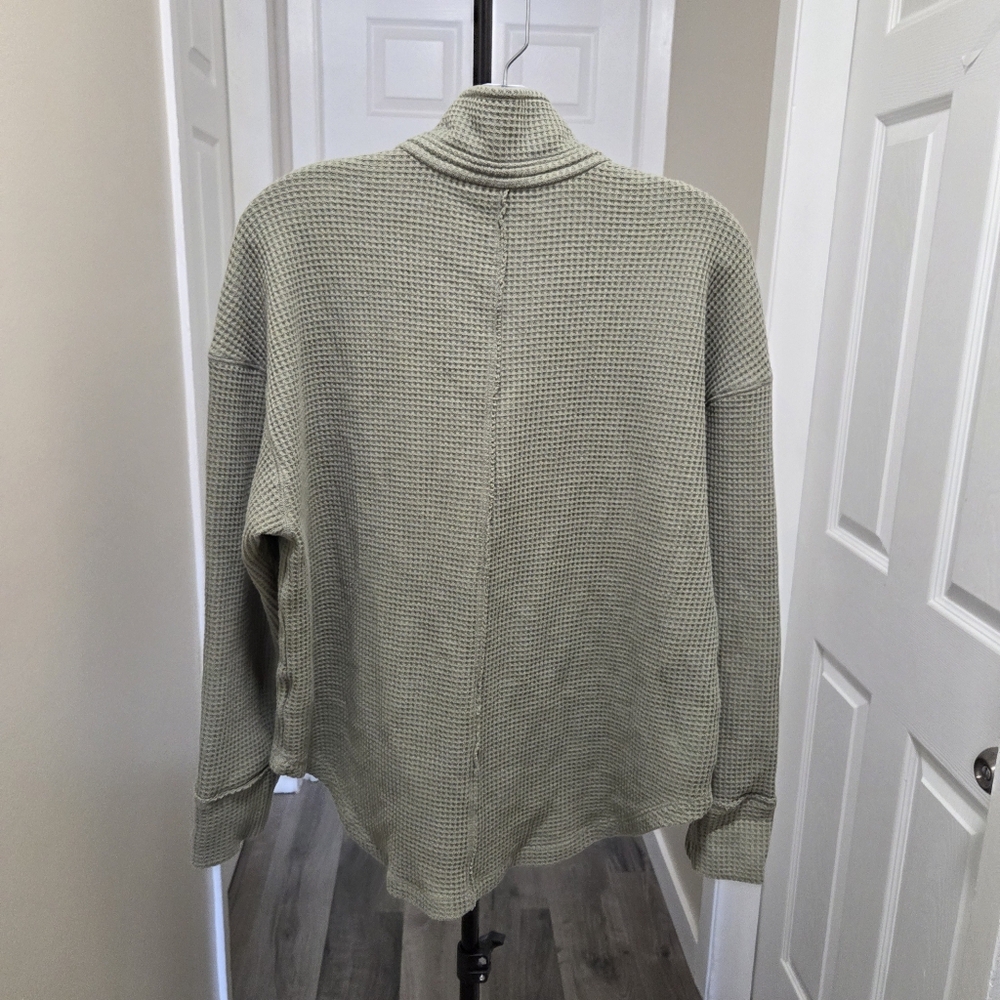 Buffalo David Bitton Waffle Knit Pullover Sweater Women Cozy Casual Top - Picture 8 of 9